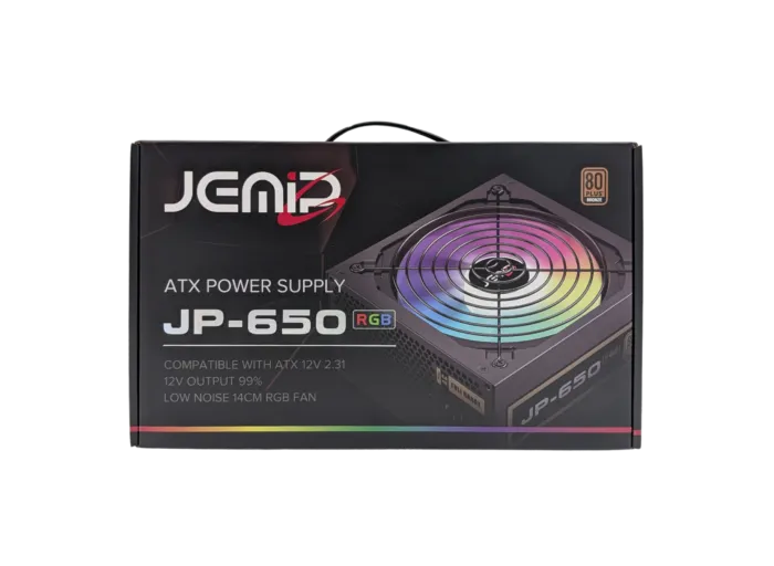 FUENTE DE PODER 650W RGB JEMIP GAMING - Image 6