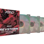 VENTILADOR REVSTORM KIT FAN REVERSE ARGB BLANCO JEMIP GAMING – 3x12CM