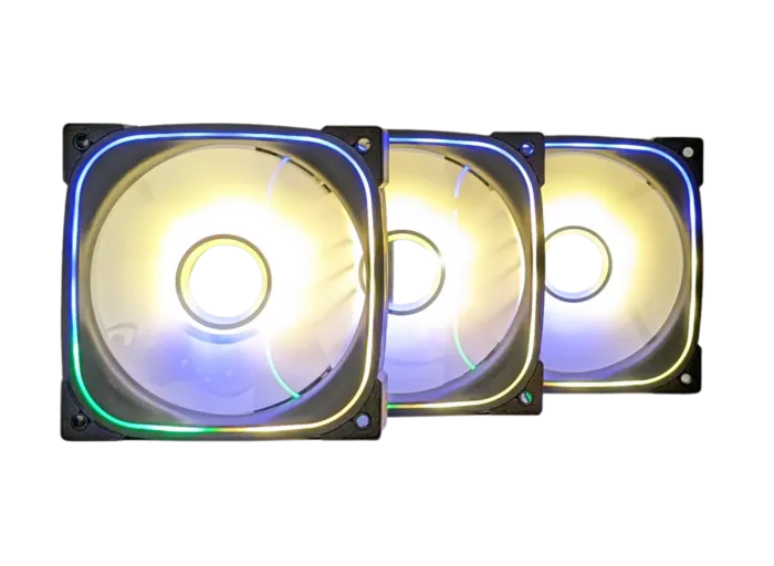 VENTILADOR JEMIP RAGE KIT 3 EN 1+HUB+CONTROL REMOTO 3x12CM - Image 3