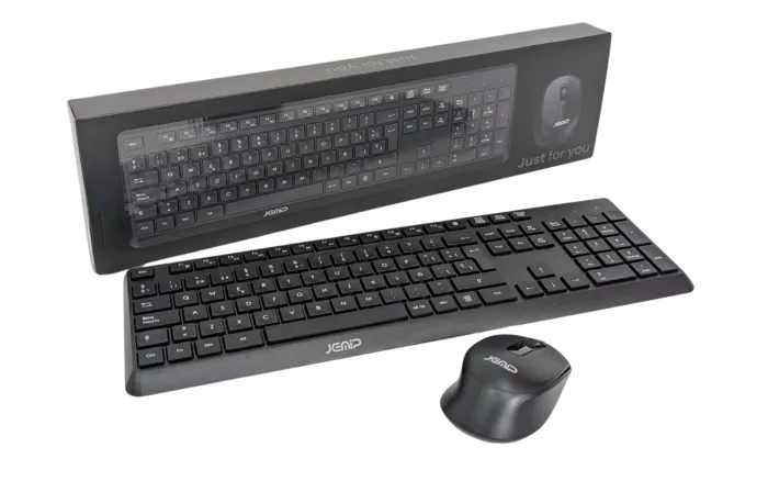 COMBO TECLADO + MOUSE WIRELESS JEMIP AVANT-GARDE NEGRO  - Image 2
