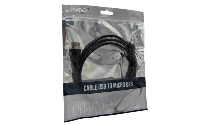 CABLE JEMIP OFFICE - USB 2.0 MACHO A MICRO USB 1.5MT - Image 2