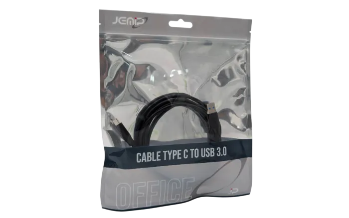 CABLE JEMIP OFFICE - TYPE C A USB 3.0 MACHO 2MT - Image 2