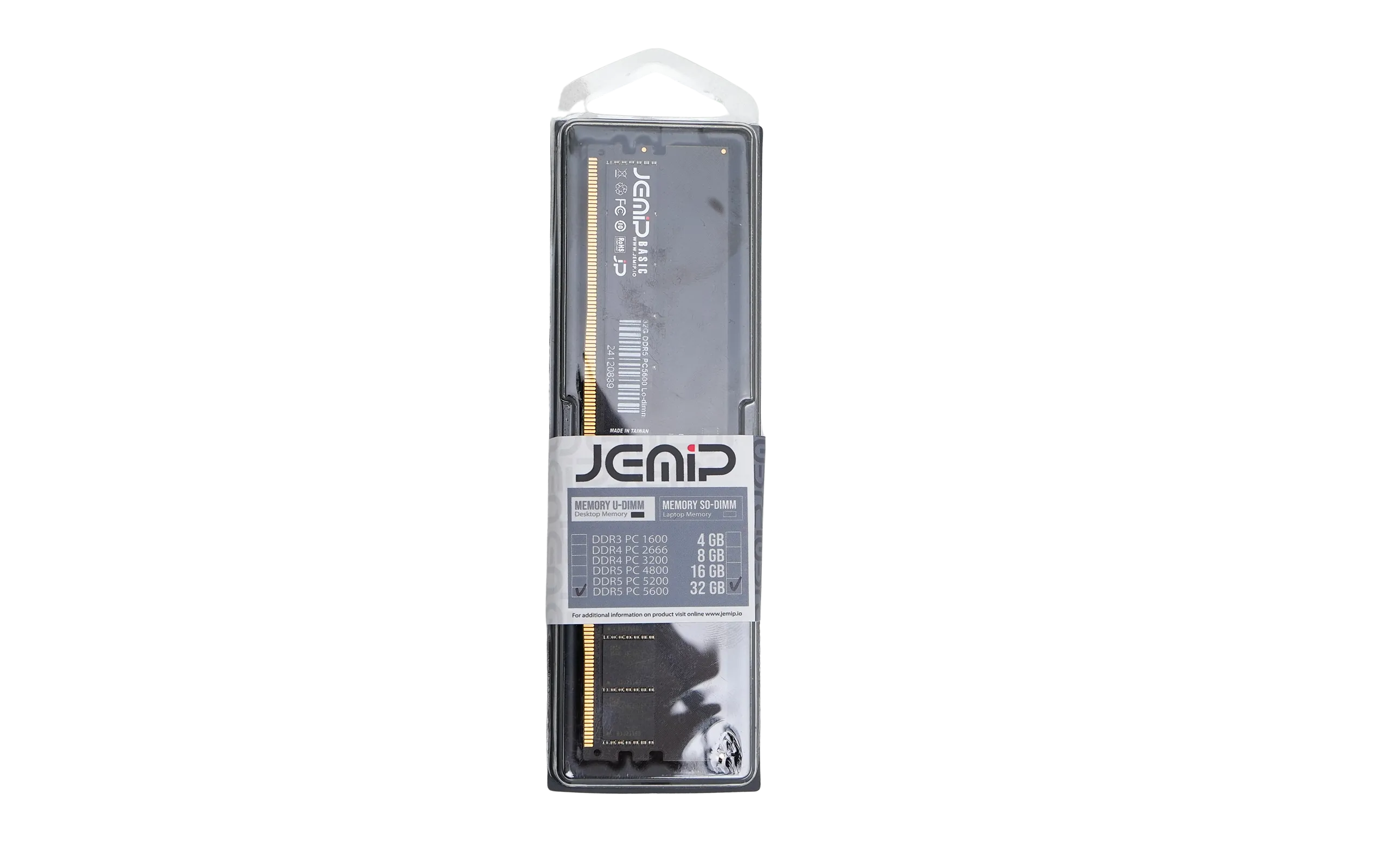 Diseno-sin-titulo.png MEMORIA RAM JEMIP BASIC 32GB DDR5 5600MHZ UDIMM - Image 1