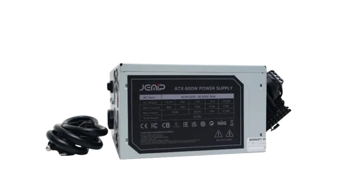 FUENTE DE PODER JEMIP OFFICE 600W BULK - Image 2