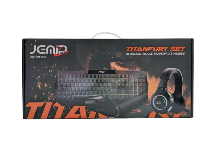 COMBO 4 EN 1 JEMIP GAMING TITANFURY SET - Image 11