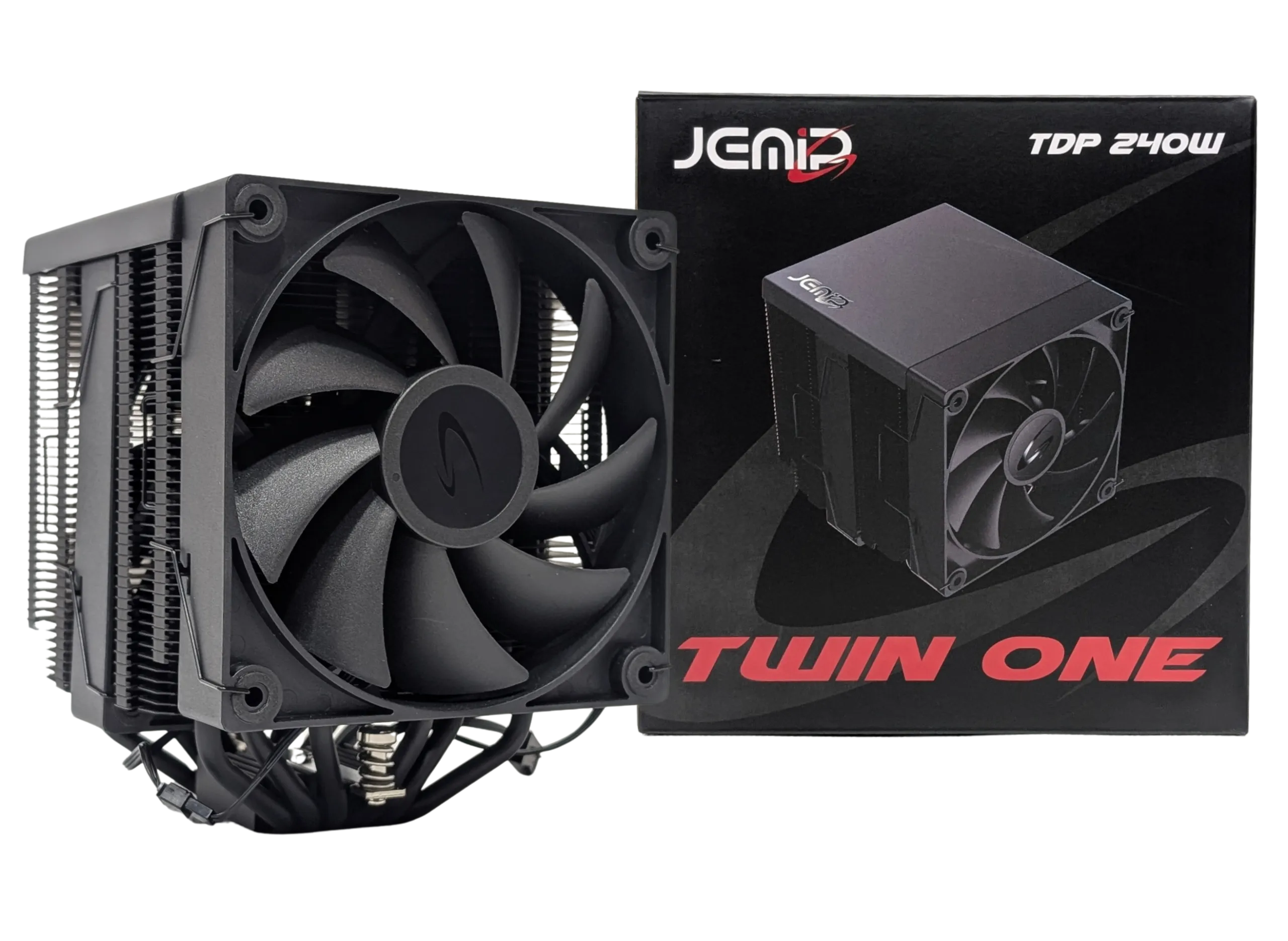 104490 CPU FAN COOLER JEMIP TWIN ONE - Image 1