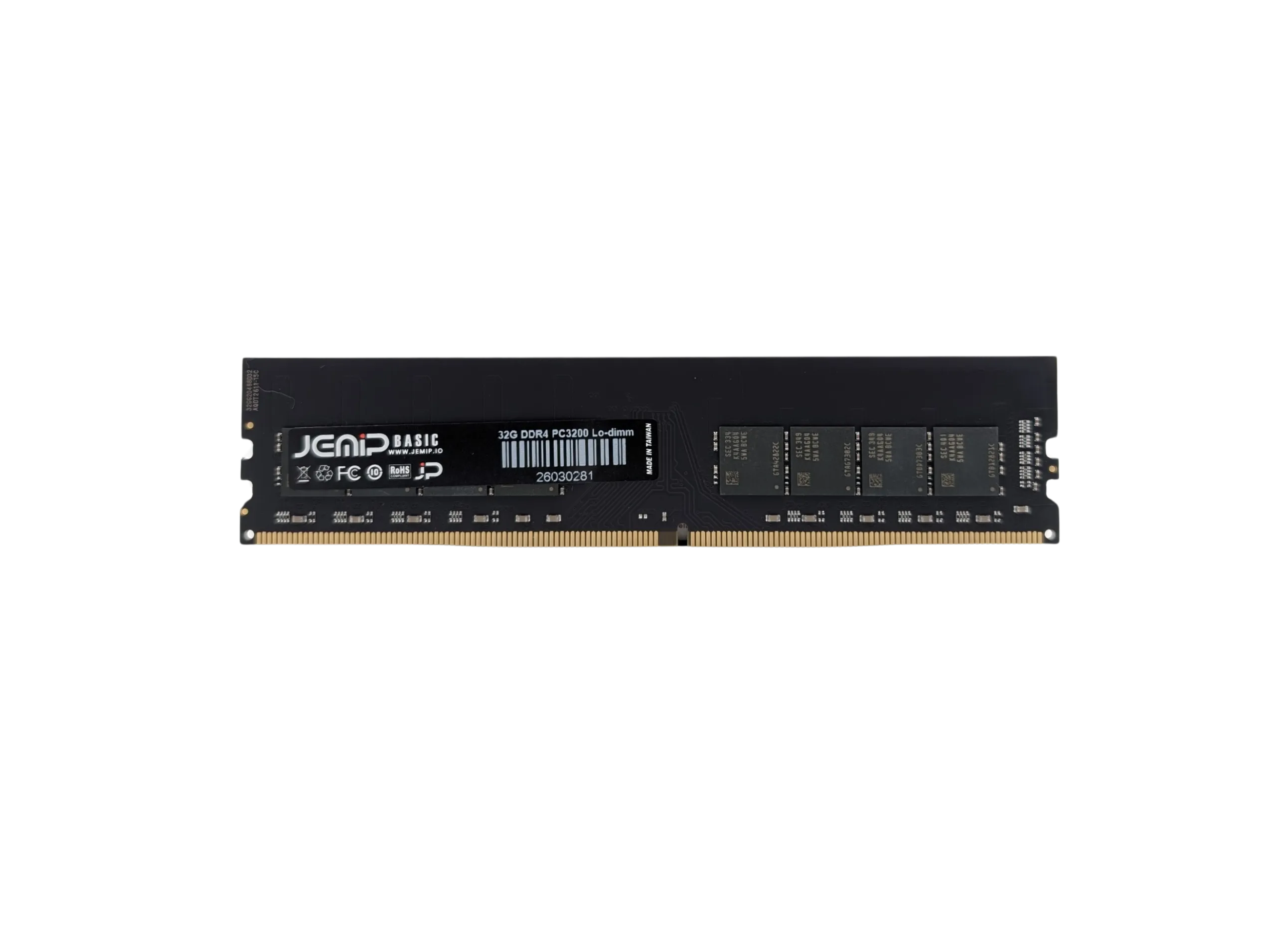 102582 MEMORIA RAM JEMIP BASIC 32GB DDR4 3200MHZ UDIMM PARA PC - Image 1