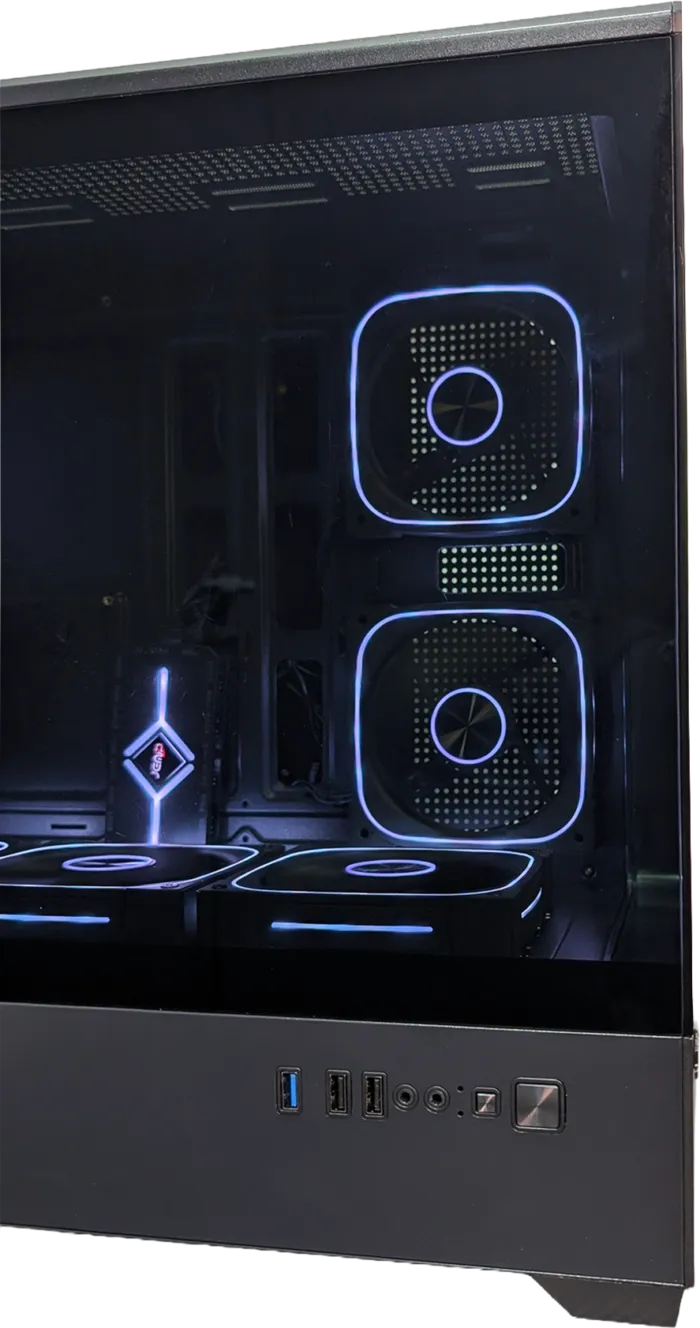 CASE JEMIP GAMING REACTOR BLACK - Image 6